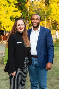 ROSS, CA - September 17 - Emma Norris and Josh Norris attend Marin Art and Garden Center's 2021 Harvest Dinner on September 17th 2021 at Marin Art and Garden Center in Ross, CA (Photo - Drew Altizer Photography)