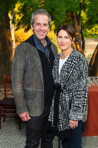 ROSS, CA - September 17 - Javier Soltero and Emily Morris attend Marin Art and Garden Center's 2021 Harvest Dinner on September 17th 2021 at Marin Art and Garden Center in Ross, CA (Photo - Drew Altizer Photography)